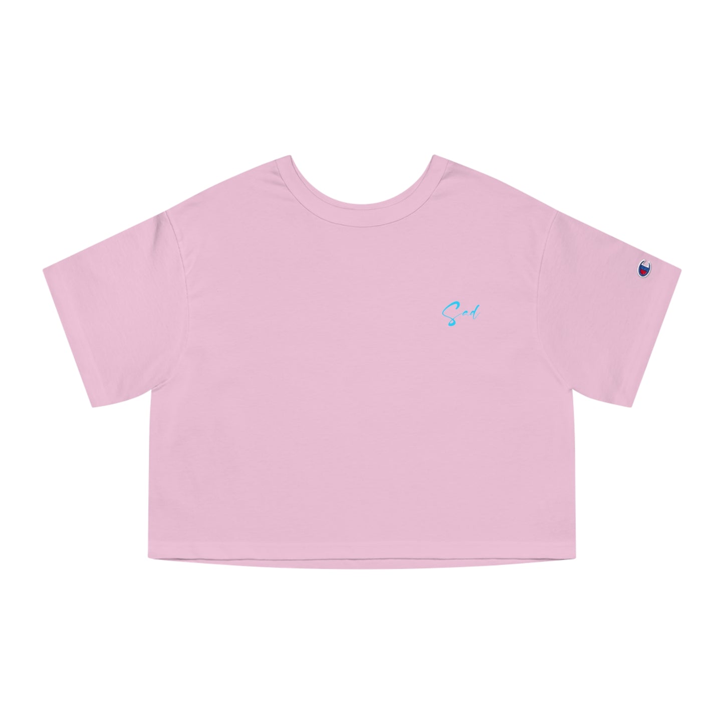 Anime Sad Girl Crop Top (Champion T)