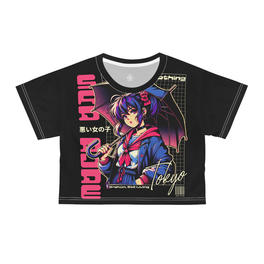 Anime Tokyo Crop Top